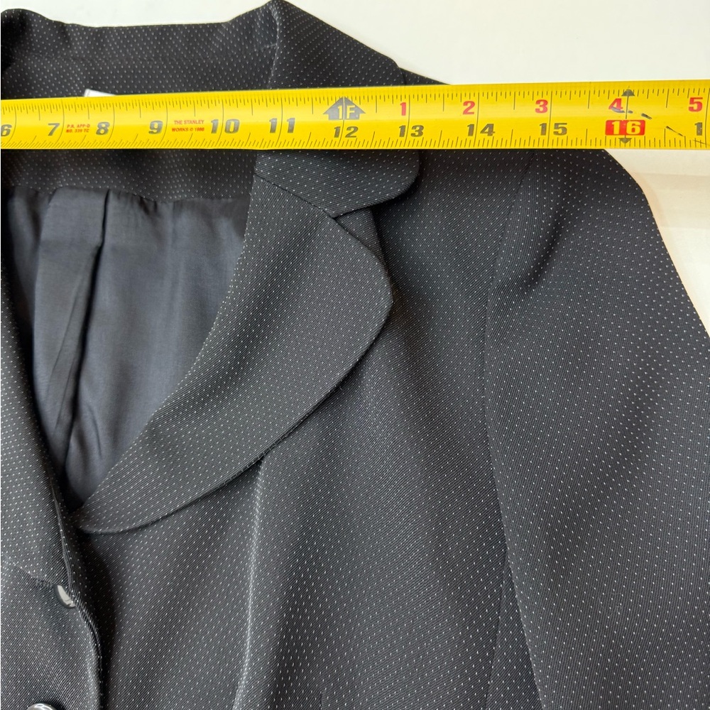 LOFT  Black Polka Dot Women's Blazer size 10P - Picture 5 of 9